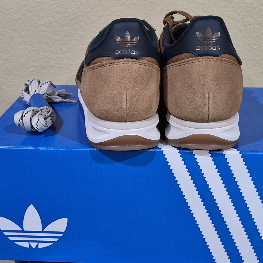 Adidas SL 72 RS Men's Brown/Blue Sneakers JR8770 Size 7.5 - Picture 6 of 6